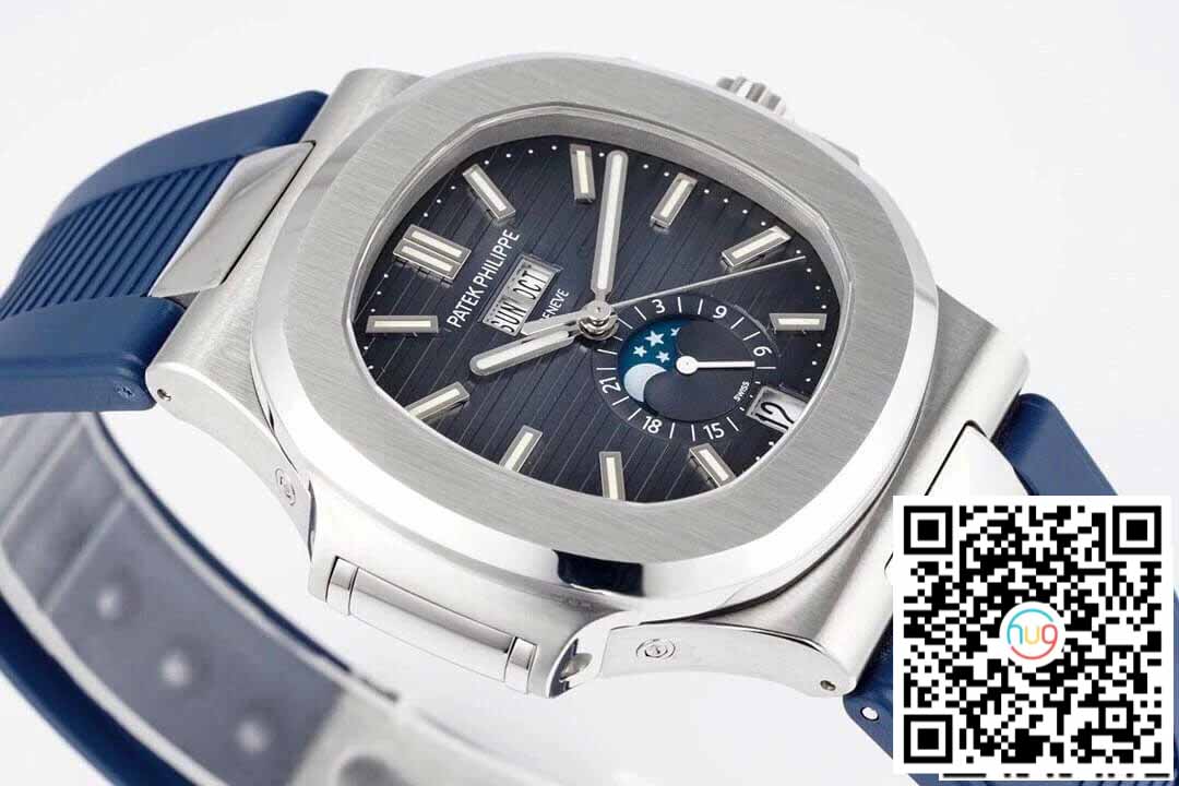 Patek Philippe Nautilus 5726/1A-014 1:1 Meilleure édition PPF Factory Bleu Noir Cadran Dégradé