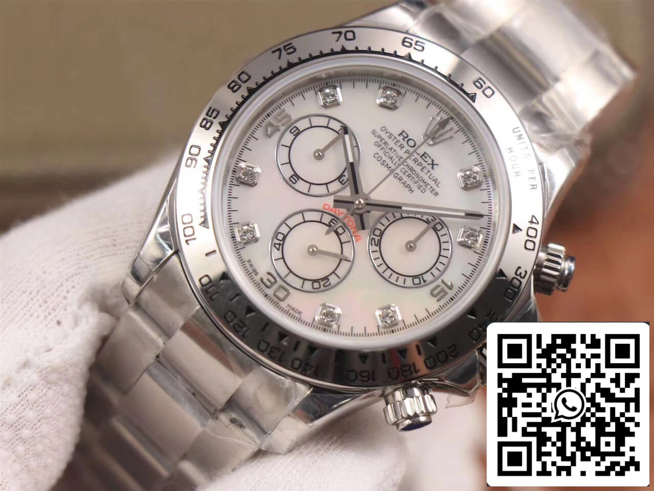 Rolex Daytona Cosmograph 116520-78590 1:1 Mejor edición JH Factory Diamond Dial