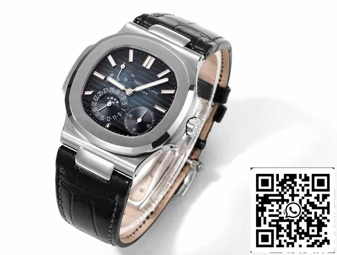 Patek Philippe Nautilus 5712 1:1 Meilleure édition PPF Factory V2 Bracelet en cuir