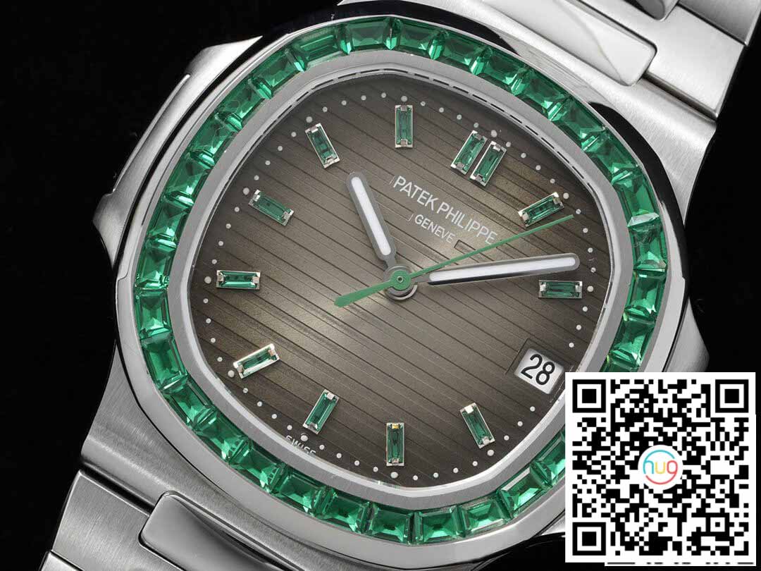 Patek Philippe Nautilus 5711 1:1 Melhor Edição GR Factory Moldura de diamante