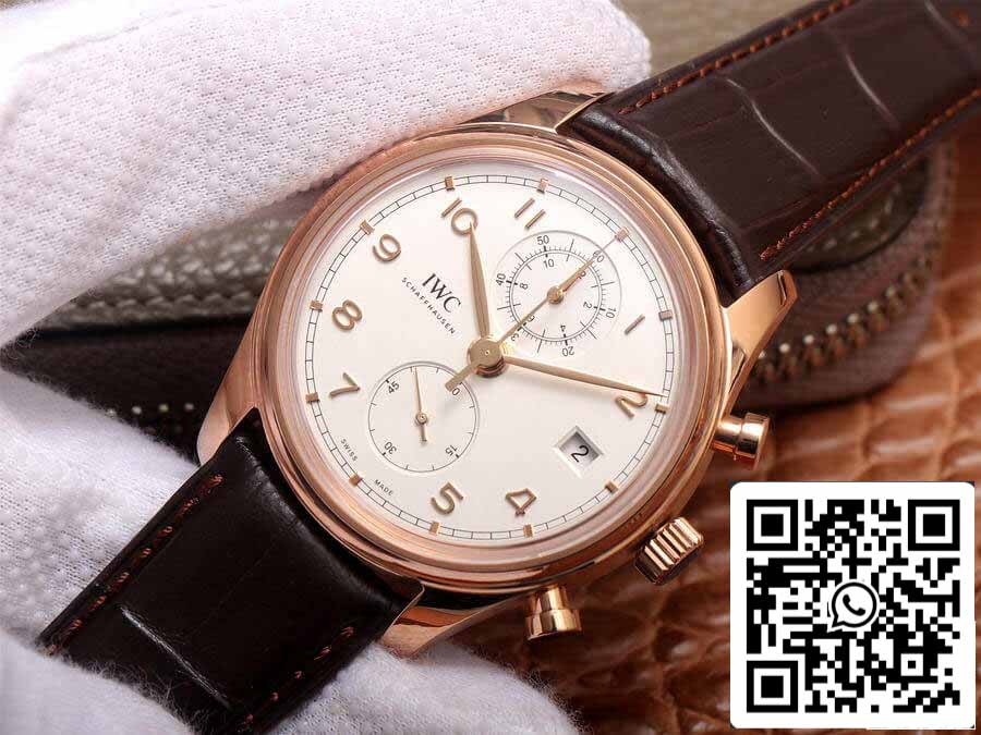 IWC Portugieser IW390301 1:1 Mejor edición ZF Factory esfera blanca