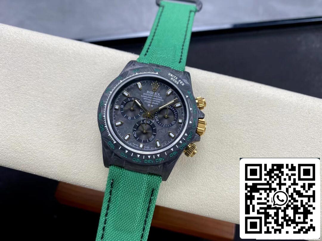 Rolex Daytona Cosmograph 1:1 Meilleure édition Noob Factory Diw Version personnalisée Bracelet vert foncé