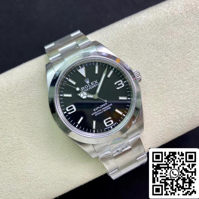 Rolex Explorer M214270-0003 39MM 1:1 Best Edition AR Factory quadrante nero