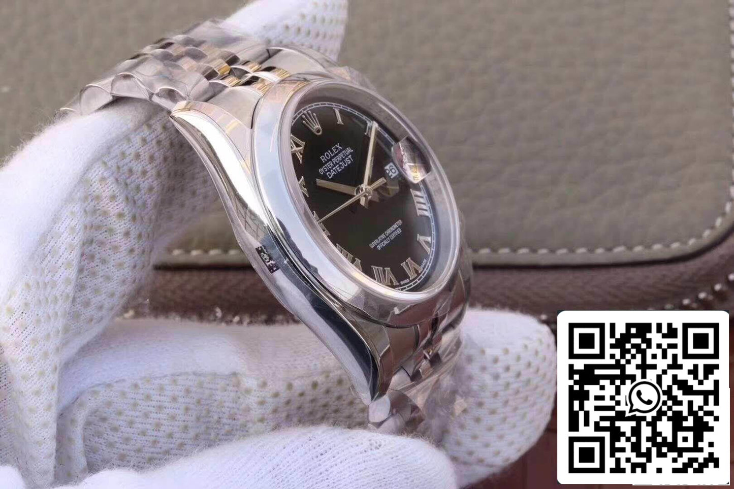 Rolex Datejust 36 mm 116234 AR Factory 1:1 Mejor edición suiza ETA3135 esfera negra