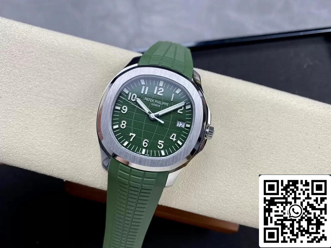 Patek Philippe Aquanaut 5168G-010 1:1 Mejor Edición 3K Versión Factory V2 Esfera Verde