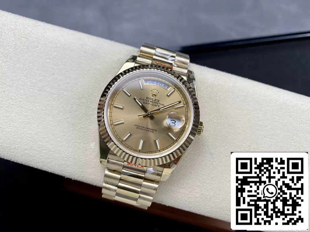 Rolex Day Date M228238-0003 1:1 Meilleure édition GM Factory V2 Version contrepoids