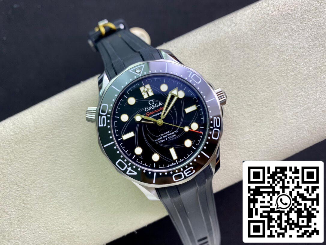 Omega Seamaster Diver 300M 210.22.42.20.01.004 1:1 Meilleure édition OU Bracelet en caoutchouc d'usine