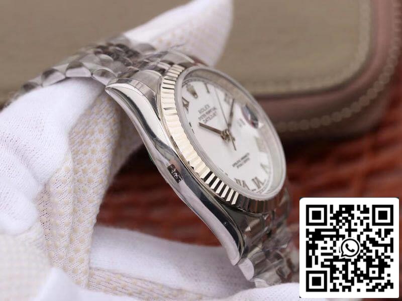 Rolex Datejust 116234 36 mm AR Factory 1: 1 Meilleure édition suisse ETA3135 Cadran blanc