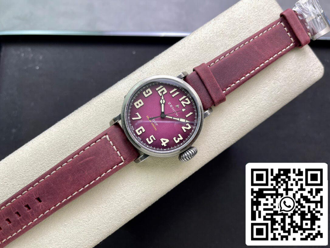 Zenith Pilot 11.2430.679.21.C801 XF Factory 1:1 Best Edition Swiss ETA9015 Pink dial