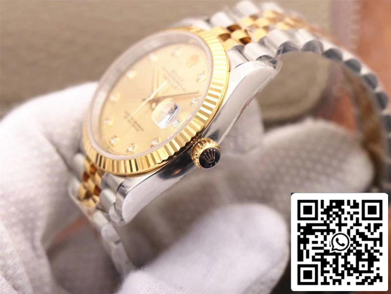 Rolex Datejust M126233-0017 1:1 Best Edition EW Factory Quadrante champagne svizzero ETA3235