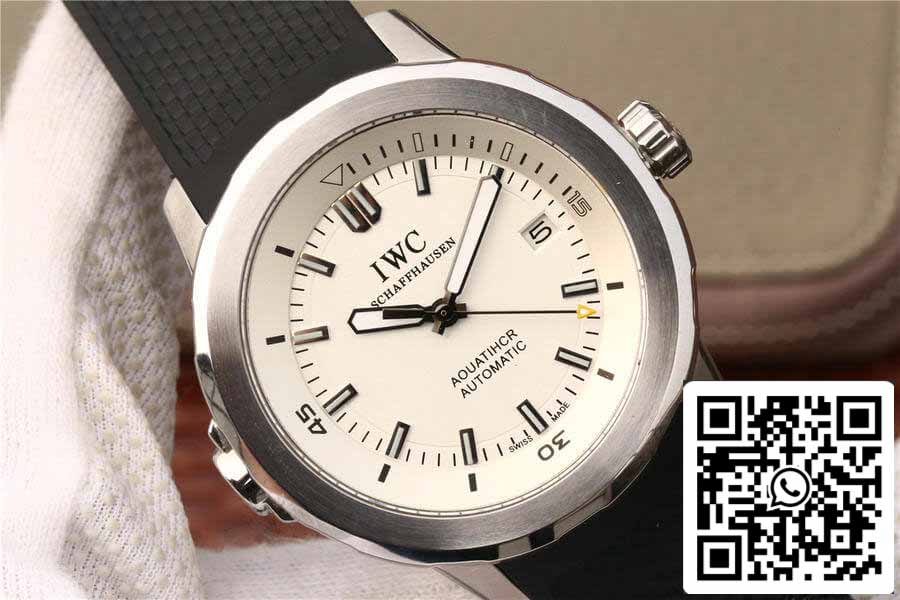 IWC Aquatimer IW329003 1:1 Best Edition V6 Factory Silber Weißes Zifferblatt