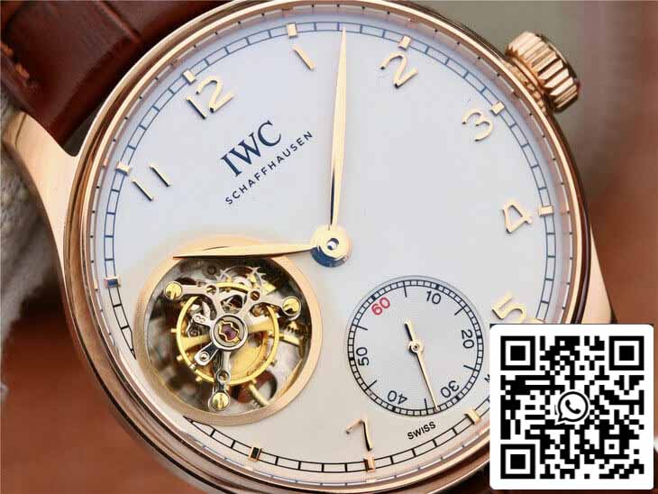 IWC Tourbillon Portugais IW546302 1:1 Meilleure édition ZF Factory Cadran Argent