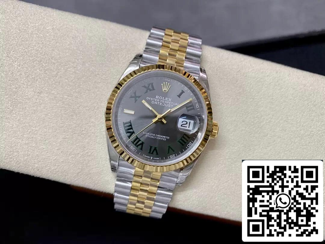 Rolex Datejust M126233-0035 36MM 1:1 Meilleure édition VS Factory Cadran Wimbledon