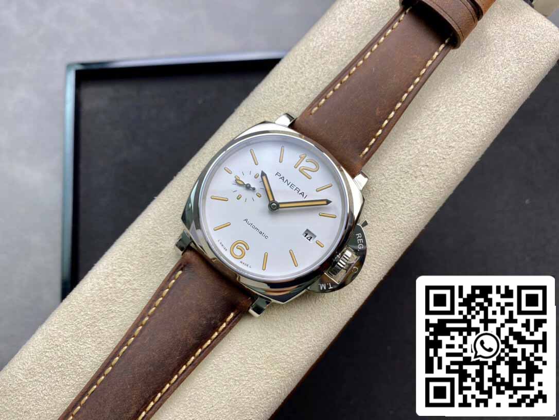 Panerai Luminor PAM01046 1:1 Meilleure édition VS Cadran blanc d'usine