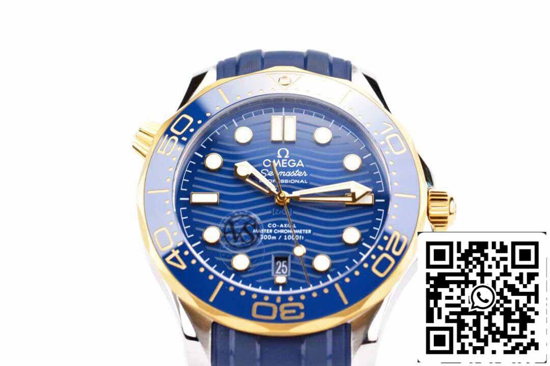 Omega Seamaster Diver 300M 210.22.42.20.03.001 1:1 Beste Edition VS Fabrik-Kautschukarmband