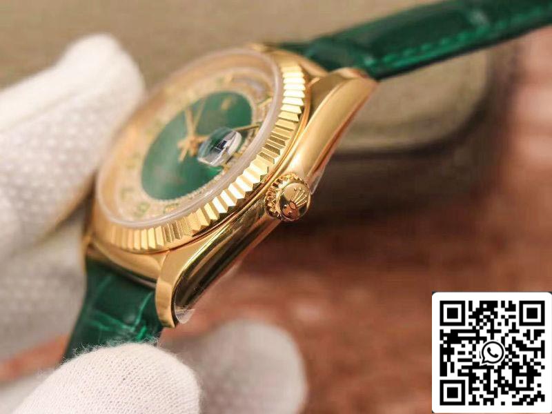 Rolex Day-Date 118138 1:1 Best Edition green dial with diamonds Swiss ETA2836