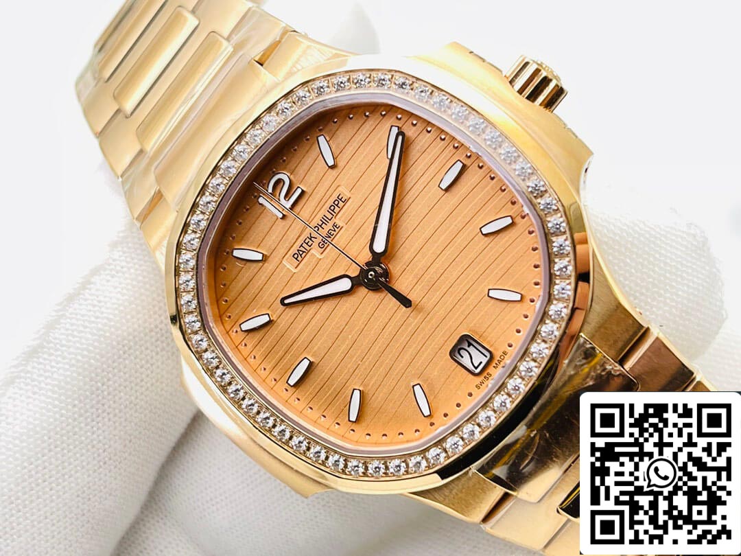 Patek Philippe Nautilus Ladies 7118/1200R-010 1:1 Best Edition 3K Factory Rose Gold