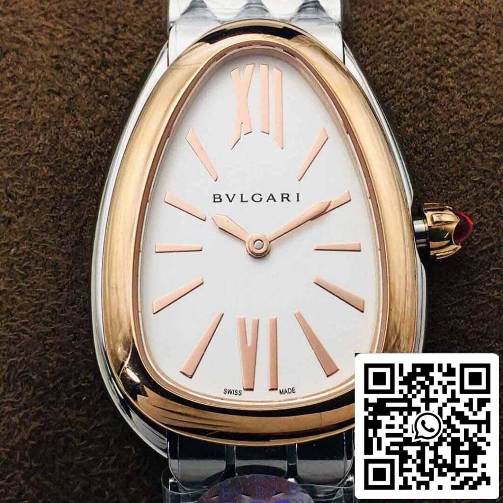 Bvlgari Serpenti 103144 1:1 Best Edition BV Factory Moldura em ouro rosa