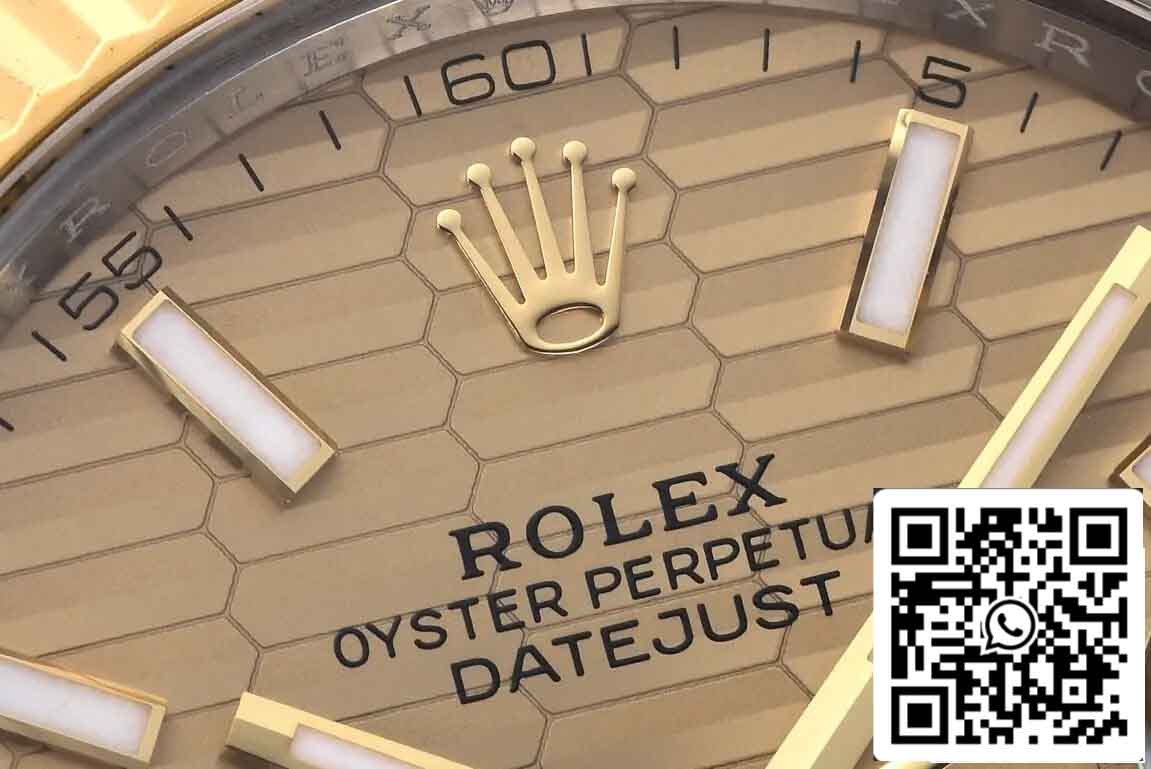 Rolex Datejust 41MM M126333-0021 Quadrante in oro di fabbrica pulita 1:1 Best Edition