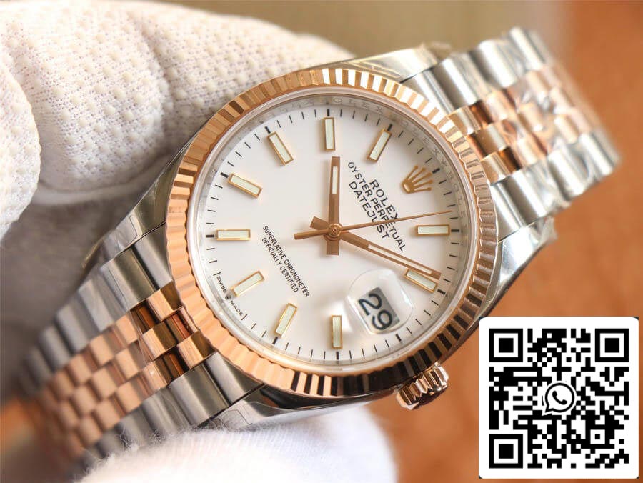 Rolex Datejust M126231-0017 1:1 Meilleure édition EW Factory Cadran blanc