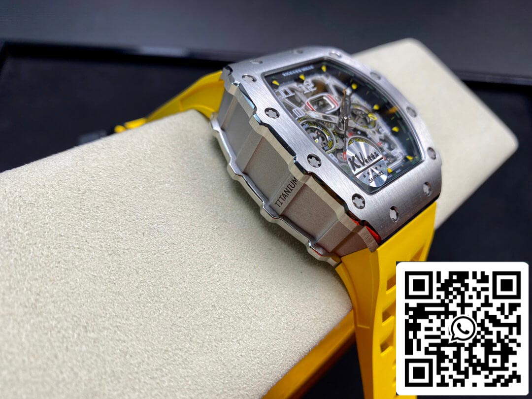 Richard Mille RM011 FELIPE MASSA 1:1 Meilleure édition KV Factory Boîtier en acier titane