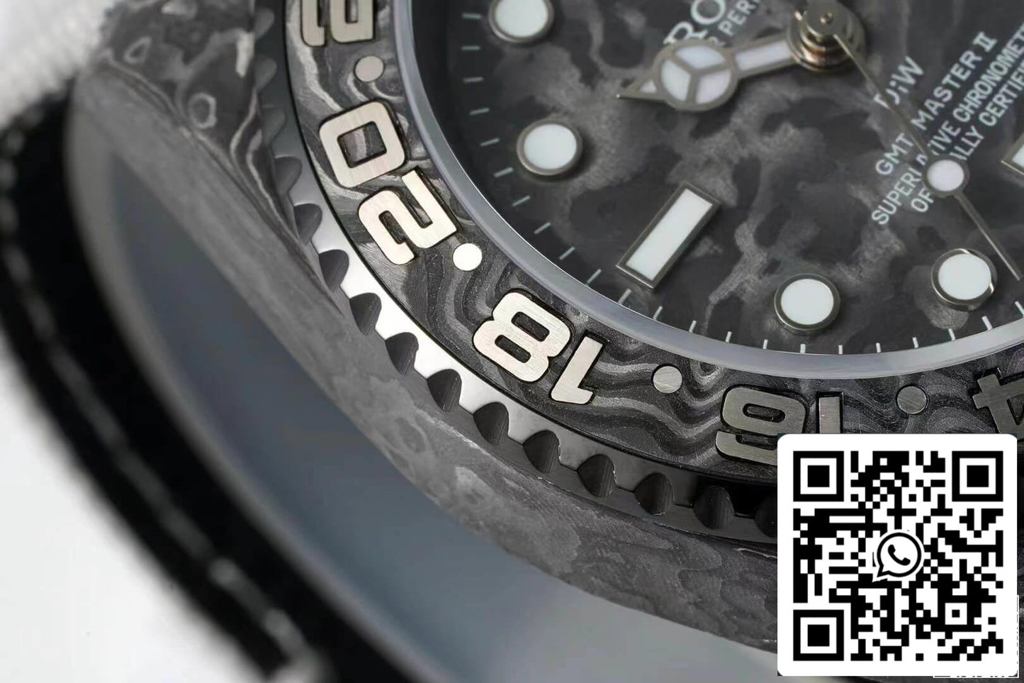 Cinturino in tessuto in fibra di carbonio Rolex GMT-MASTER II Diw 1:1 Best Edition