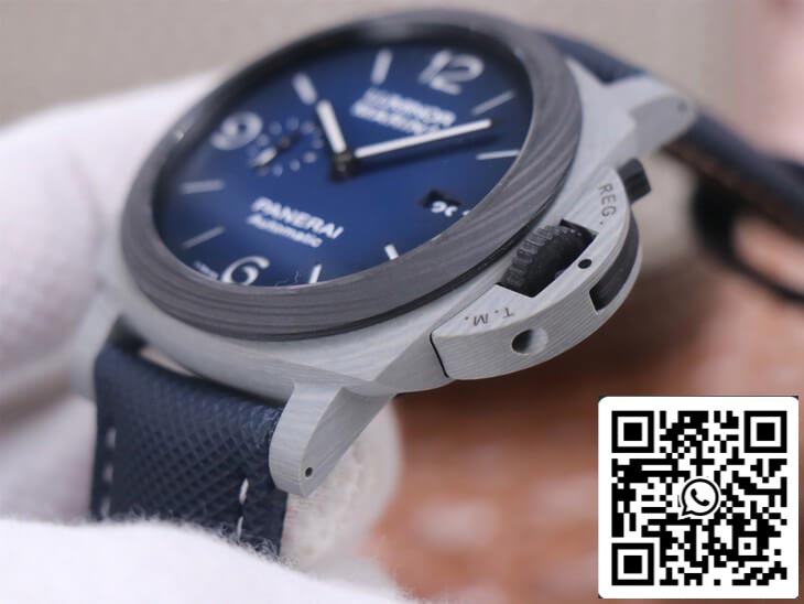 Panerai Luminor PAM1663 1:1 Meilleure édition VS Cadran bleu fumé d'usine