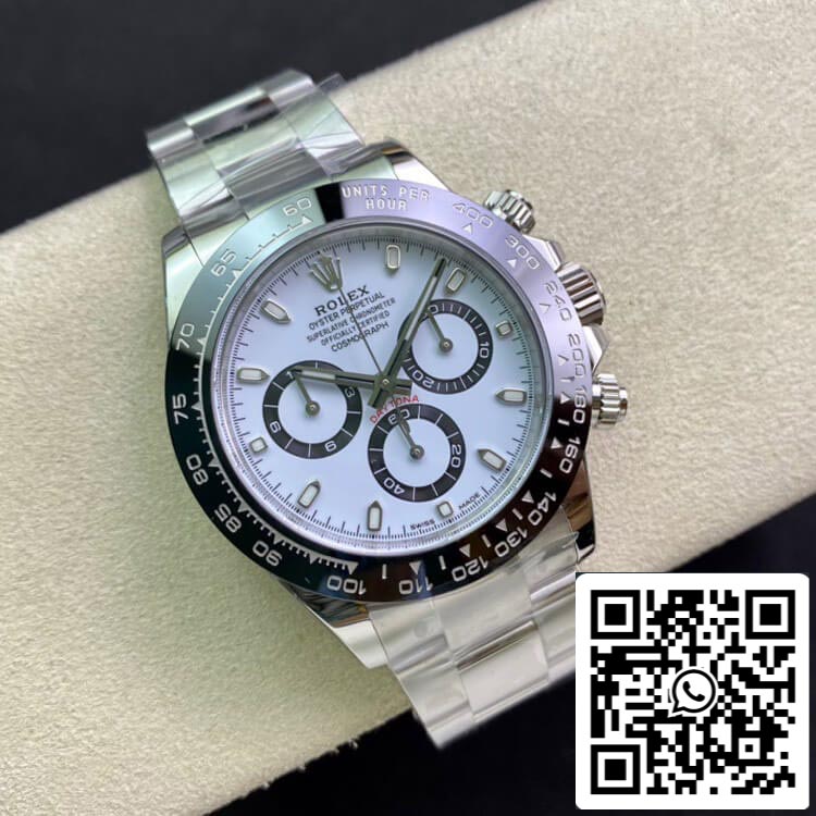 Rolex Cosmograph Daytona M116500LN-0001 1:1 Best Edition Clean Factory quadrante bianco