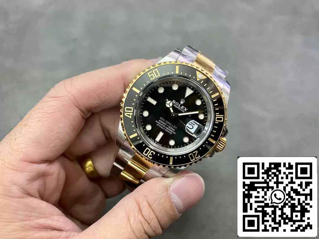 Rolex Sea Dweller M126603-0001 1:1 Meilleure édition VS Or jaune d'usine