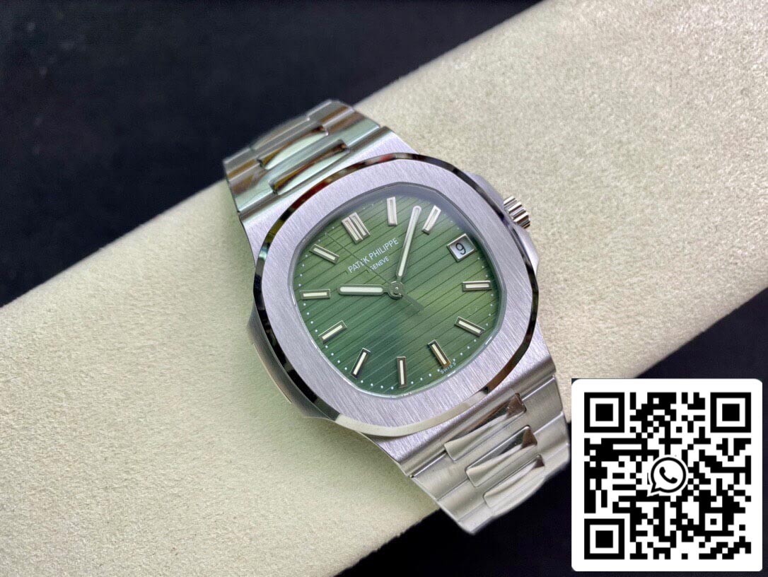 Patek Philippe Nautilus 5711/1A 1:1 Best Edition PPF Factory quadrante verde oliva