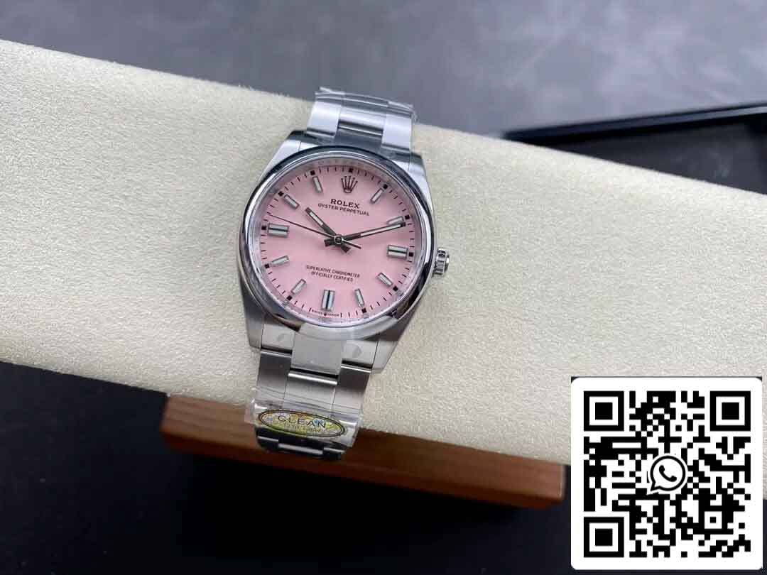 Replica Rolex Oyster Perpetual M126000-0008 36MM  Clean Factory Pink Dial