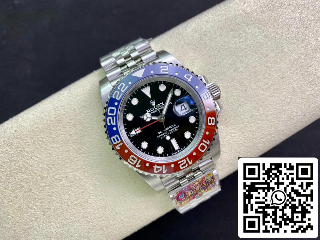 Rolex GMT Master II M126710BLRO-0001 1:1 Best Edition Clean Factory quadrante nero