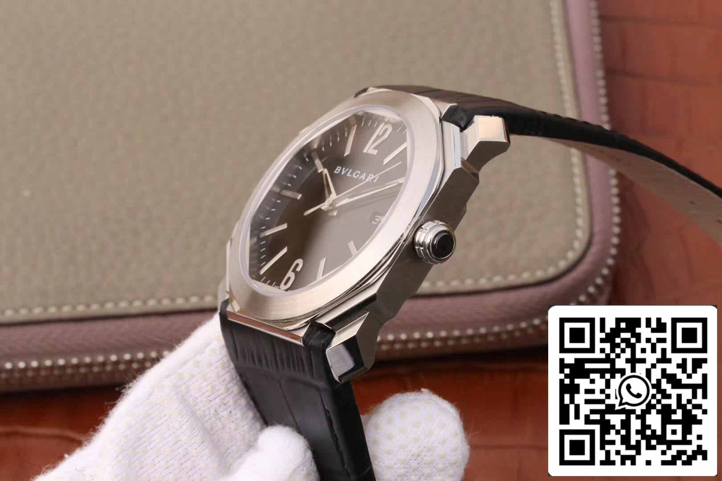 Bvlgari Octo 101964 BGO41BSLD 1:1 Bisel de acero inoxidable mejor edición