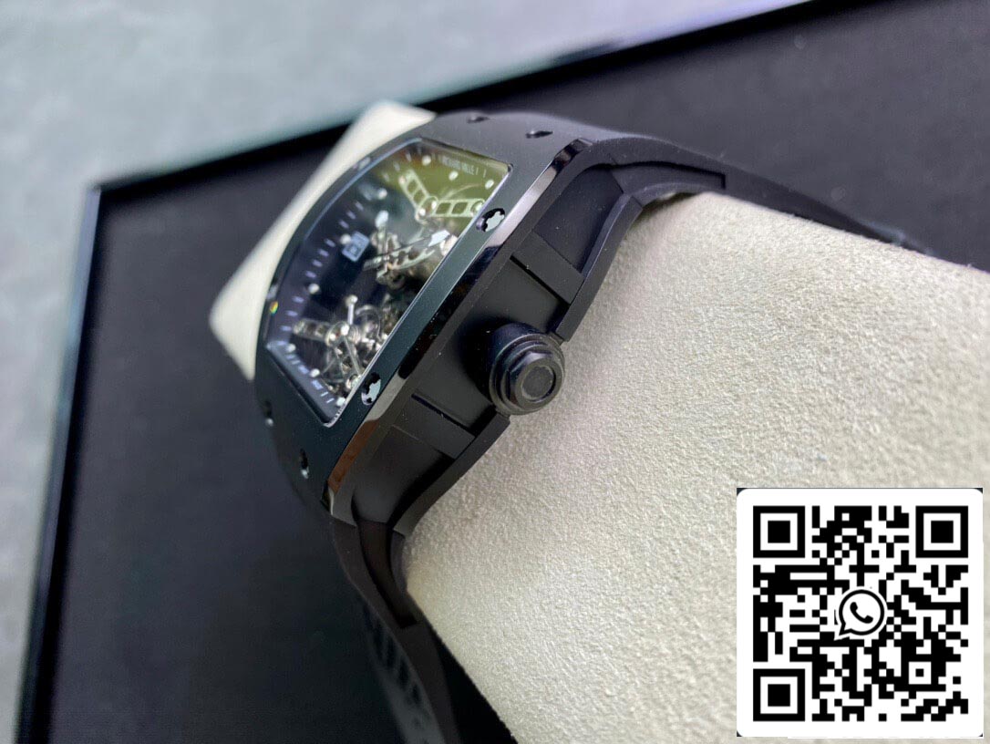 Richard Mille RM027 1:1 Best Edition EUR Factory Transparent Black Dial