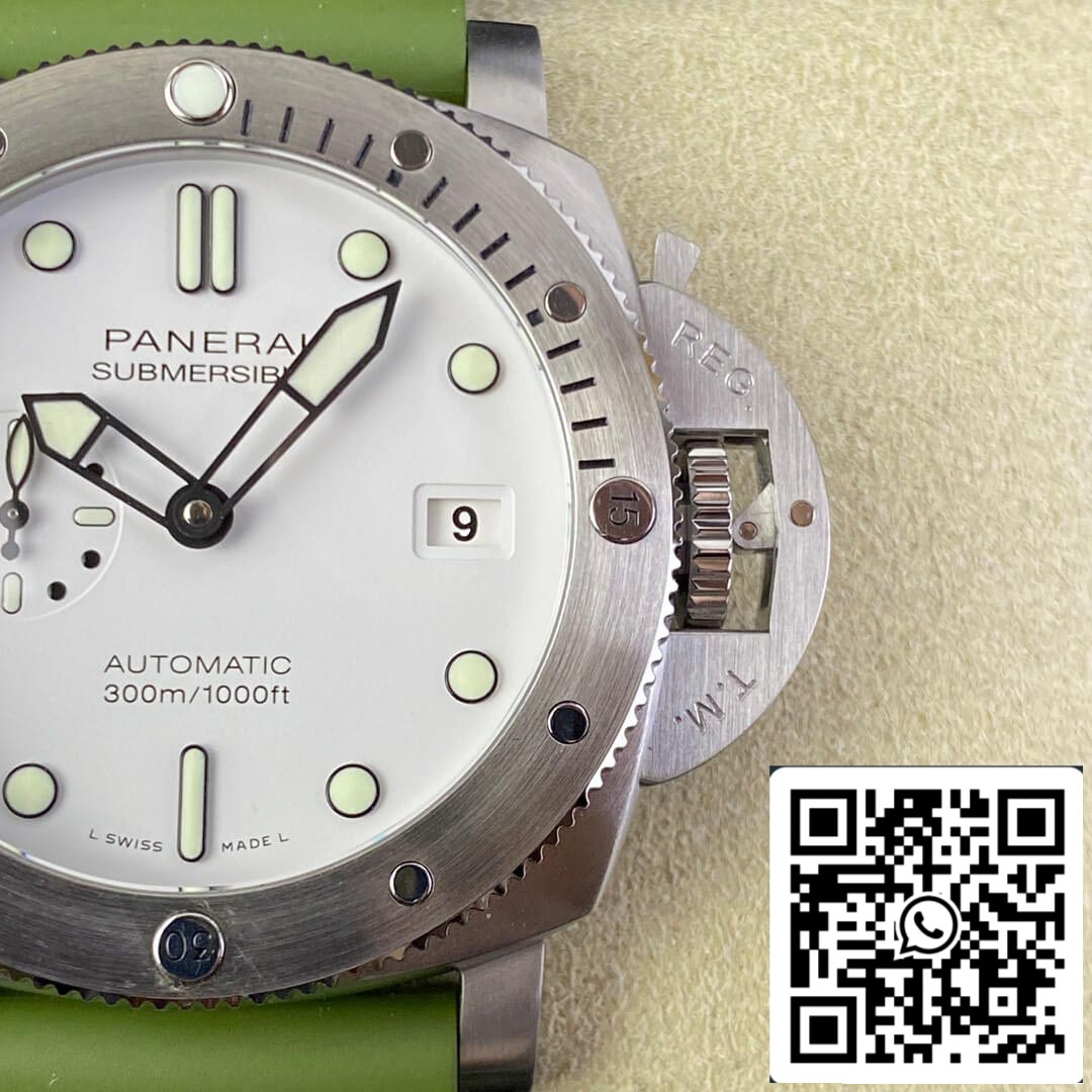 SBF Panerai Submersible PAM01226 1:1 Meilleure édition VS Cadran blanc d'usine