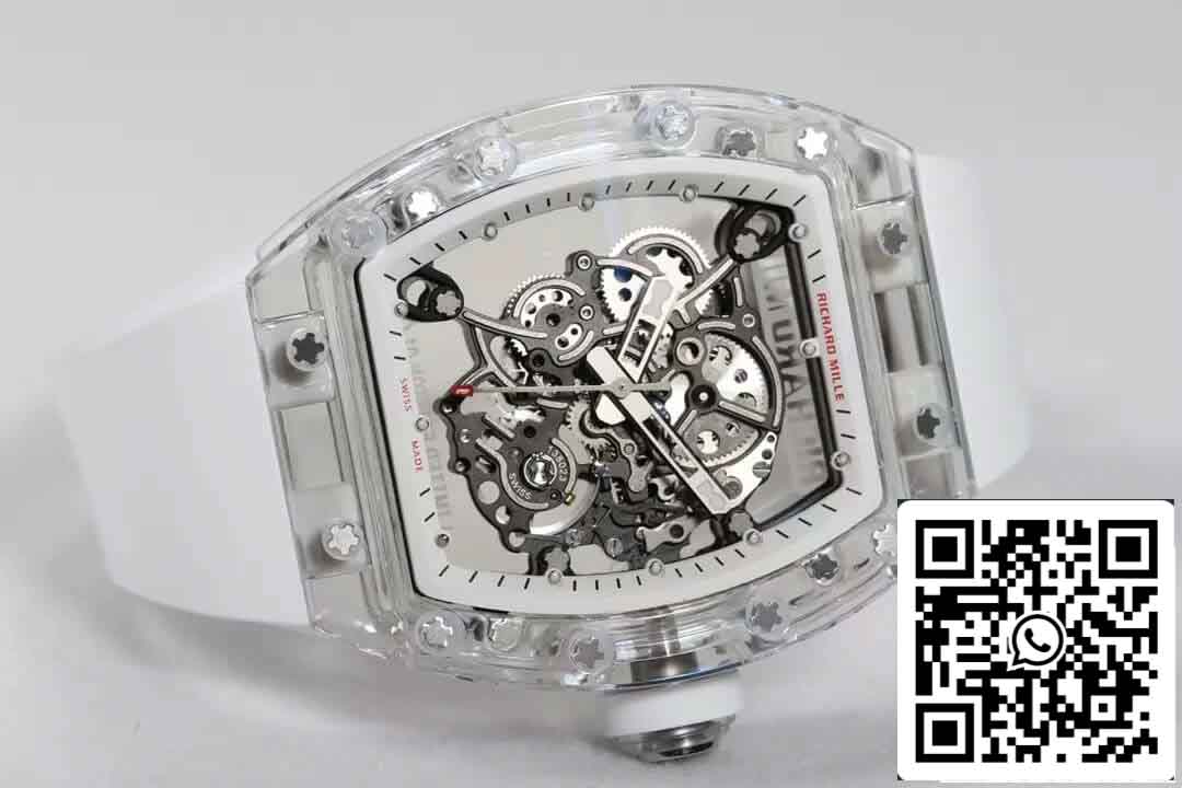 Richard Mille RM055 Meilleur bracelet en caoutchouc RM Factory édition 1:1