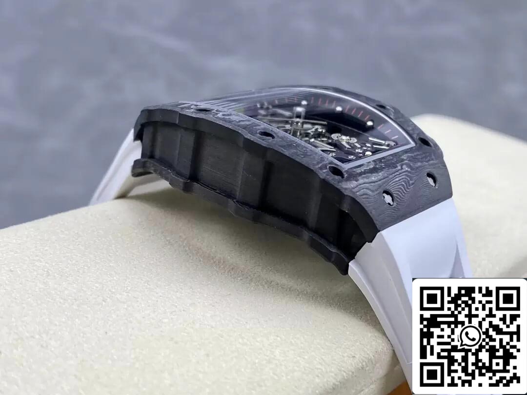 Richard Mille RM35-02 1:1 Meilleure édition T+ Factory Bracelet blanc en fibre de carbone