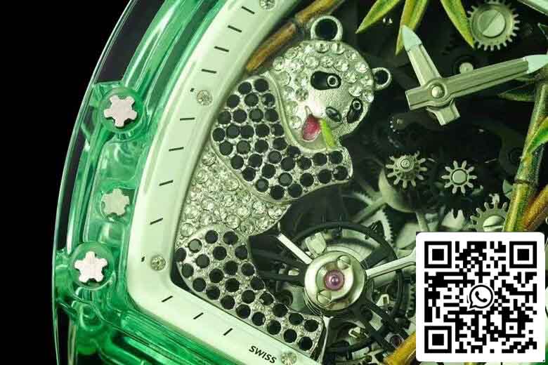 Richard Mille RM26-01 Tourbillon Meilleure édition 1:1 RM Factory Green Transparent Case