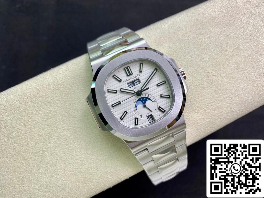 Patek Philippe Nautilus 5726/1A-010 1:1 Meilleure édition PPF Factory Cadran blanc