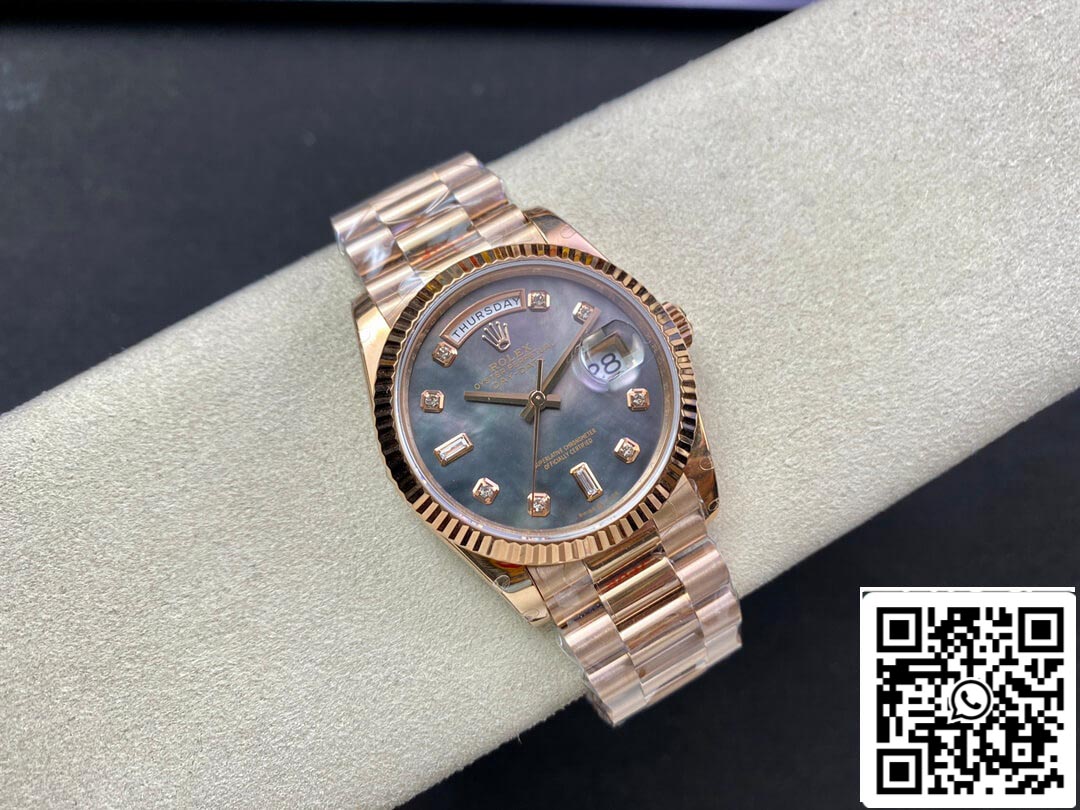 Rolex Day Date 118235 36MM 1:1 Melhor Edição GM Factory Mostrador em madrepérola