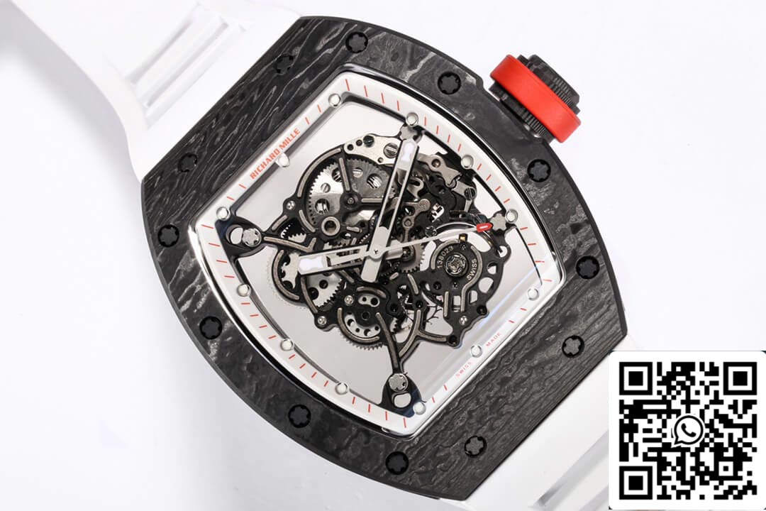 Richard Mille RM-055 1:1 Meilleure édition BBR Factory Boîtier en fibre de carbone