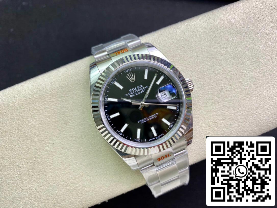 Rolex Datejust M126334-0017 1:1 Meilleure édition EW Factory Cadran noir