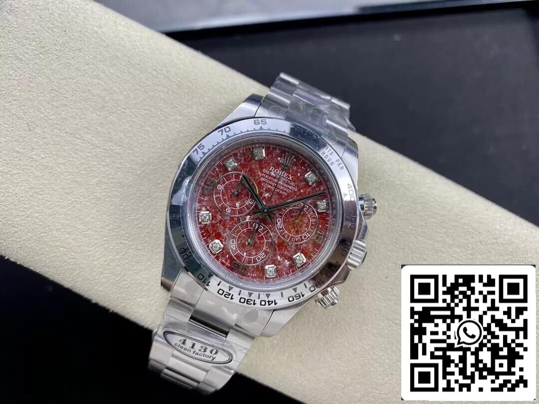 Rolex Cosmograph Daytona 116589 1:1 Meilleure édition Cadran Grenade Clean Factory