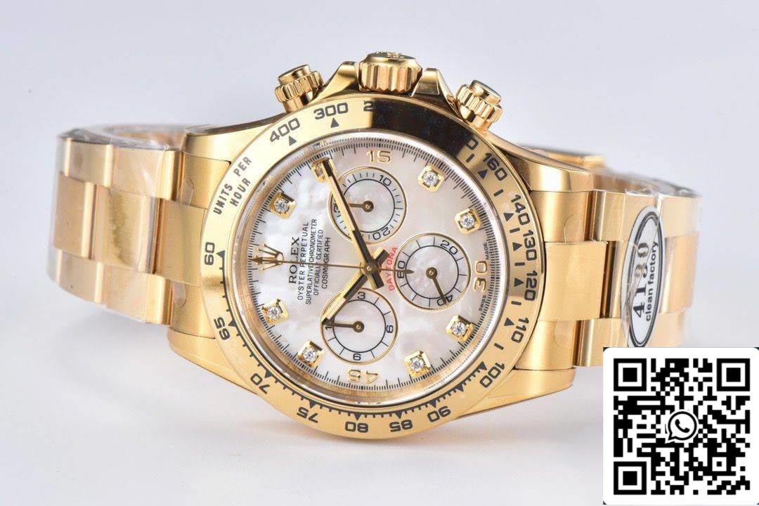 Rolex Cosmograph Daytona M116508-0007 1:1 Meilleure édition Clean Factory Or jaune