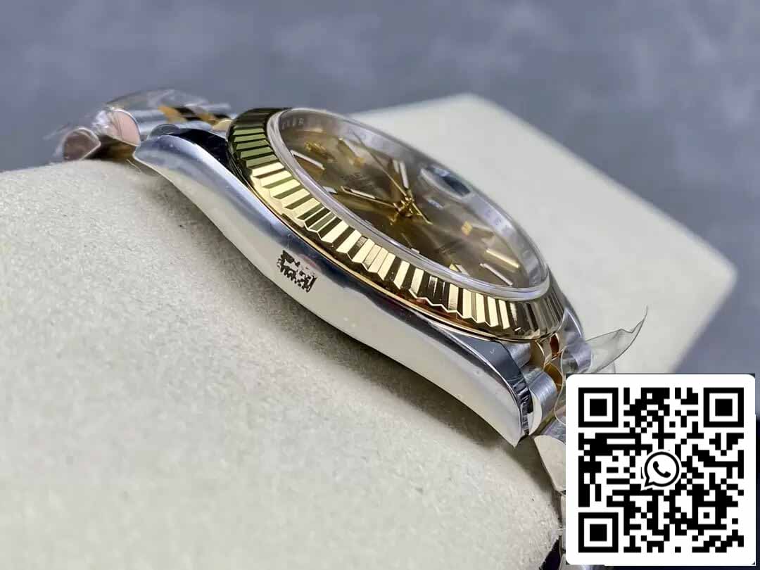 Rolex Datejust 41MM M126333-0010 1:1 Melhor Edição Clean Factory Mostrador Champagne