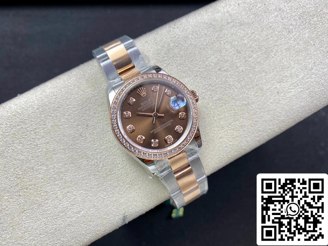 Rolex Datejust M278381RBR-0027 31MM 1:1 Meilleure édition EW Factory Cadran marron