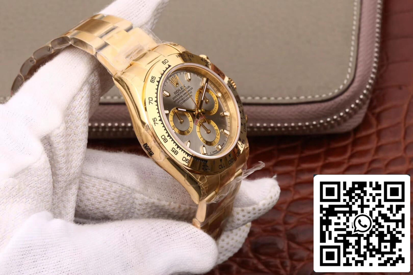 Rolex Daytona Cosmograph 116508 1:1 Migliore edizione JH Factory Gold