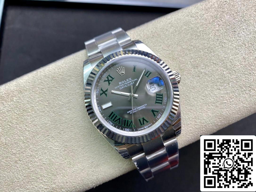 Rolex Datejust M126334-0021 41MM 1:1 Melhor Edição EW Factory Mostrador Cinza