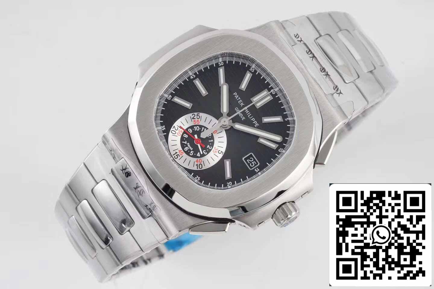 Patek Philippe Nautilus 5980/1A-014 1:1 Best Edition 3K Factory V2 Black Dial