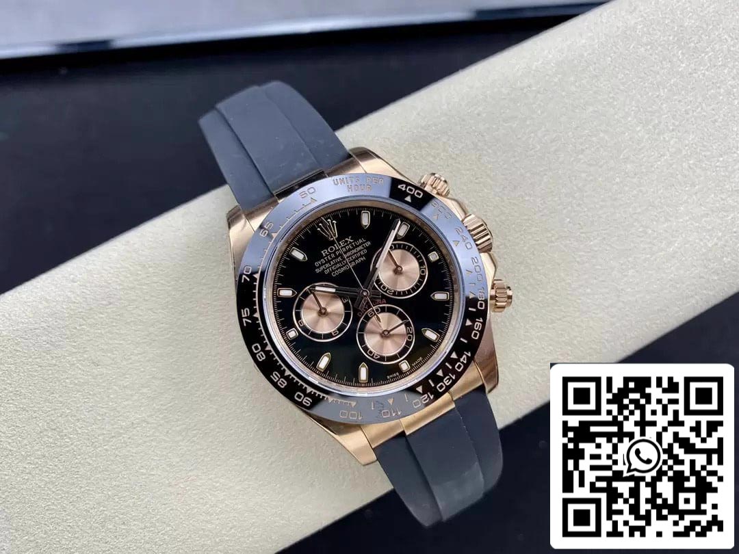 Rolex Cosmograph Daytona M116515LN-0017 1:1 Melhor Edição Clean Factory Mostrador Preto